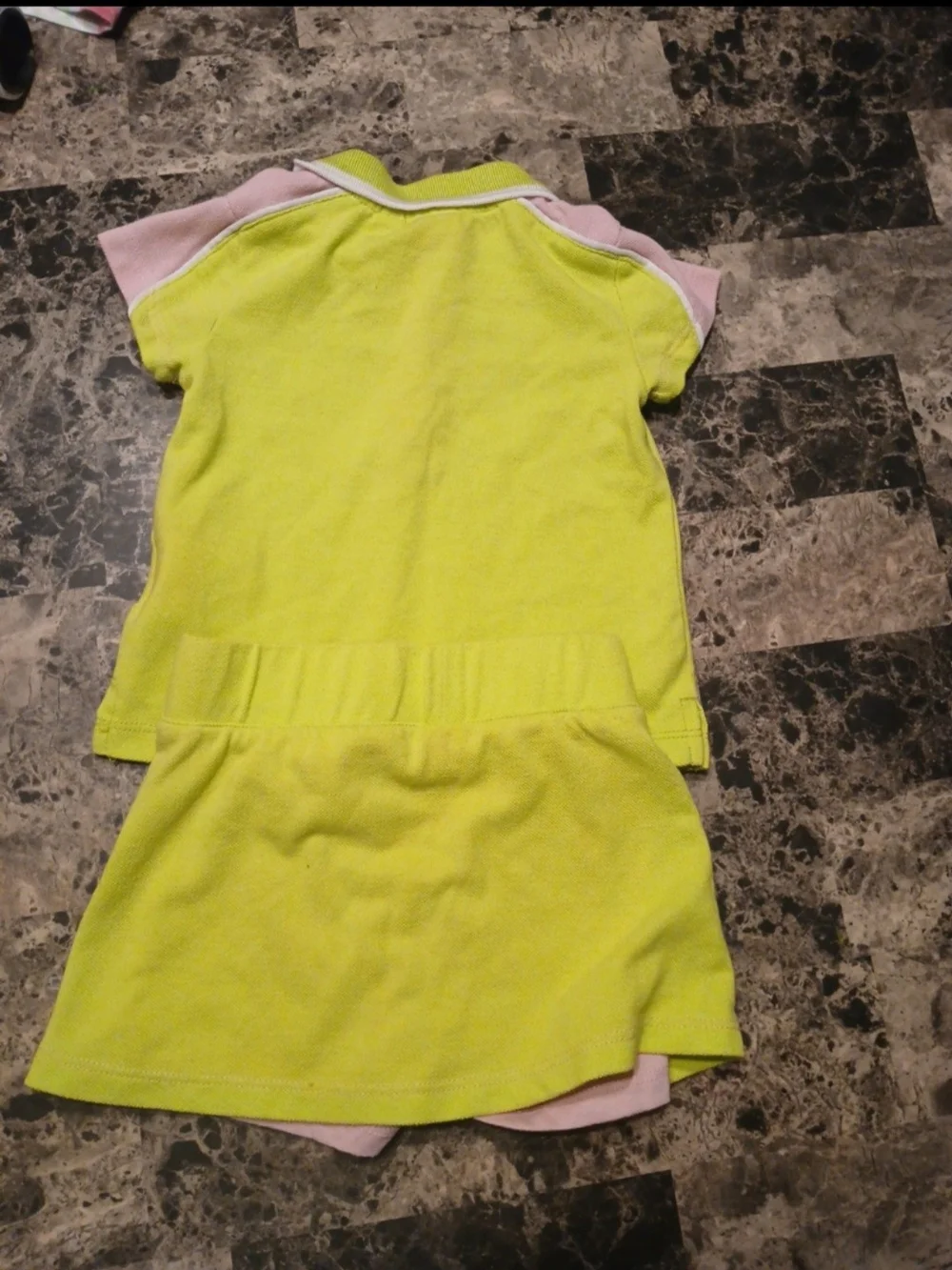 Puma Girls Neon Green & Pink Active Set - Picture 4 of 5